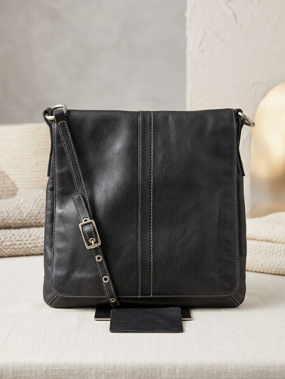 Coach Legacy Leather Flap Bag Snap Closure Vintage - Picture 13 of 16
